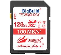 BigBuild Technology 128GB Ultra Fast U3 100MB/s Memory Card For Sony ILCE6600B Camera, Class 10 SDXC