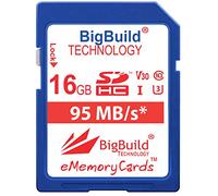BigBuild Technology 16GB UHS-I U3 95MB/s Memory Card For Nikon 1 J1/S1/V2 CoolPix Series including A10/100/300/900, B500/700, P900/1000, W100/300, AW130 Camera