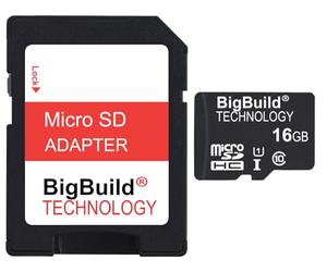 BigBuild Technology 16GB Ultra Fast 80MB/s Micro SDHC Memory Card For Nokia 105+, 110, 2660 Flip, 2780 Flip Mobile