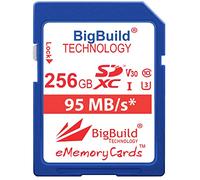 BigBuild Technology 256GB U3 SDXC Memory Card For Fujifilm GFX 100, 100 II, 100S II, 50R Cameras