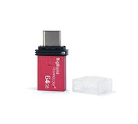 BigBuild Technology 64GB Red Dual Drive Type C OTG USB Memory Stick compatible with Amazon Fire HD 10, Amazon Fire HD 10 Plus Tablet