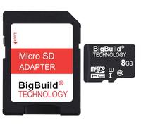 BigBuild Technology 8GB Ultra Fast 80MB/s Memory Card For NextBase 212 Lite, 612GW DashCam, Class 10 MicroSDHC