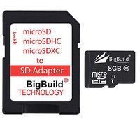 BigBuild Technology 8GB Ultra Fast 80MB/s microSDHC Memory Card For DJI Air 2S, Combo, Mavic 3, Mavic Air 2, Mini 2 Drone