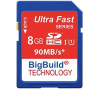 BigBuild Technology 8GB Ultra Fast SDHC 90MB/s Memory Card Compatible with Kodak PIXPRO FZ101, FZ102, FZ152, FZ201, FZ43, FZ51, FZ53 Camera