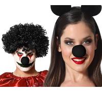 BigBuy Carnival Black Clown Nose 5cm