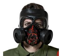 BigBuy Carnival Black Halloween Mask