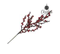 BigBuy Christmas Acebo, Red, 21 x 8 cm