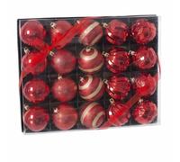 BigBuy Christmas Christmas Baubles Red Plastic 6 x 6 x 6 cm (20 Units)