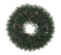 BigBuy Christmas Christmas Wreath Green PVC 28 x 28 cm