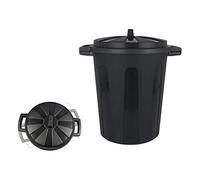 BigBuy Eco Bucket, Black, 35-355 x 455 x 48 cm