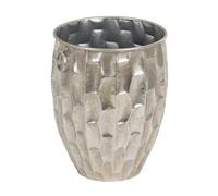BigBuy Garden Planter Silver Iron 39 x 39 x 51 cm