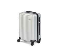 BigBuy Home Cabin Suitcase Light Grey 38 x 57 x 23 cm Stripes
