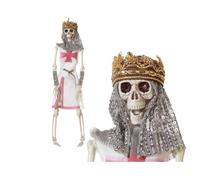 BigBuy Home Decoration for Halloween Medieval King Skeleton 40cm