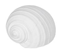 BigBuy Home Decorative Figurine White Shell 15 x 11 x 9 cm