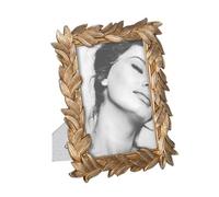 BigBuy Home Gold Picture Frame Polyresin Leaves 18.5 x 1.8 x 23.8 cm