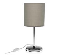 BigBuy Home Table Lamp Light Grey Metal Ceramic (13 x 13 x 29.5 cm),S3407118