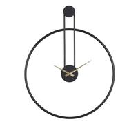 BigBuy Home Wall Clock 50 x 5 x 62 cm Black Metal