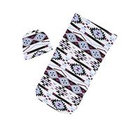 Bigbuyu Baby Swaddle Cocoon Sack Soft Stretchy Comfortable Cotton Receiving Blanket for Infants & Newborns 0-3 Months (Triangle Stripe)