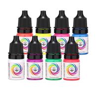 Bigcan Fluorescent Tattoo Ink,5ml UV Reactive Inks for Tattoo Highlighting, Professional Creative Tattoo Supplies for Glow Effects, Blacklight Reactive Colors for Lining Detailing,8 Colors