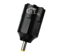 Bigcan Mini Wireless Tattoo Power Supply - 1300mAh Rechargeable Battery, Type-C Fast Charging, LED Display, RCA/DC Interface, Strong Start Function, Portable 51g Lightweight Design,Black,DC