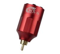 Bigcan Mini Wireless Tattoo Power Supply - 1300mAh Rechargeable Battery, Type-C Fast Charging, LED Display, RCA/DC Interface, Strong Start Function, Portable 51g Lightweight Design,Red,RCA