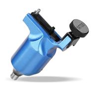 Bigcan Rotary Tattoo Machine - 9000RPM ±8% Motor with RCA Connection, 1.0V Starting Voltage, 3.5mm Stroke Aluminum Alloy Body for Professional Tattoo Artists, Stable Rotary Performance,Blue