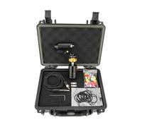 Bigcan Rotary Tattoo Machine with Adjustable Stroke - Hollow Cup Motor Tattoo Machine for Lining and Shading, 4 Types of Shrapnel, Lightweight Aluminum Frame for Professional Artists,Black