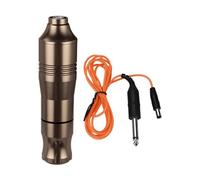 Bigcan Rotary Tattoo Pen with DC Connection - Professional Tattoo Machine with 9000RPM Motor, 3.5mm Stroke, and Non-Slip Zinc Alloy Body,Gold