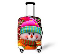 'Bigcardesigns Travel Luggage Protective Covers for 18''-30'' Suitcase Elastic', Christmas Snowman, XL(30"-32"cover), Modern