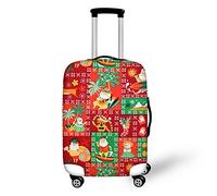 'Bigcardesigns Travel Luggage Protective Covers for 18''-30'' Suitcase Elastic', Hawaiian Style, M(22"-24"cover)