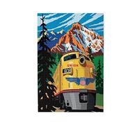 Bigccaee Union Pacific Railway Logo Train Railroad Rustic Great For Adults Retro Metal Tin Sign 8X12 Inches