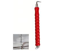 BigCheer Wire Driller Drill with AUT. Return - Universal Wire Ties Tubular Pliers for Fence Construction, Gardeners and Florists - Wire Rödler Twister for Flower Wire, Winding Wire & Florist Wire (Red