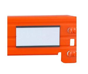 BiGDUG Extra-wide Heavy Duty Industrial Racking Label Holders 50mm x 80mm Pack of 100