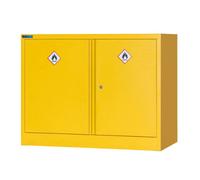 Bigdug Hazardous Substance Storage Cabinet - Metal Coshh Cupboard, Hse Safety Cabinet - 1 Shelf 700H X 900W X 460D mm
