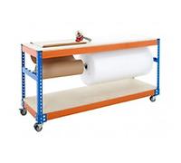 BiGDUG Mobile Packing Workbench Big400 Blue, Orange 1,830 x 610 x 920 mm