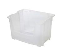 BiGDUG Stacking Pick Bins 0 Shelves Plastic 500 x 370 x 320 mm Transparent