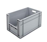 BiGDUG Value Euro Stacking Pick Bins 20 & 50 Pack Boxes Warehouse (50 Grey)