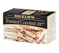 Bigelow Black Tea Toasted Coconut Almond Bark 18 Tea Bags 34g