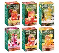 Bigelow Botanicals Cold Water Infusion Herbal Variety Caffeine Free Tea with Cranberry, Watermelon, Blackberry, Strawberry, Peach and Blueberry, 18 Box (6 Pieces), Total 108 Tea Bags