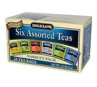 Bigelow, Six Assorted Teas, Variety Pack, 18 Tea Bags, 1.10 oz (31 g)