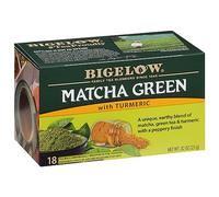 Bigelow Tea Matcha Green Tea with Turmeric, 18 Count Box (Pack of 6), 108 Total Tea Bags