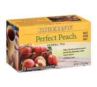 Bigelow Tea Perfect Peach Herbal Tea, 20-Count Boxes (Pack Of 6)