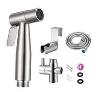 Bigemai Handheld Bidet Sprayer Kit Stainless Steel Toilet Sprayer Head Bathroom Shower Bidet Tap Spray Shattaf for Personal Hygiene,Toilet Cleaning,Pet Bath