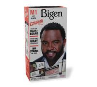 Bigen EZ Colour for Men M1 Jet Black - Permanent Colour for Hair and Beard - Excellent Grey Hair Coverage