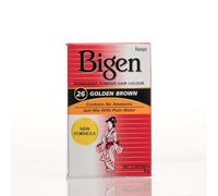 Bigen Permanent Powder Hair Color - 26 - Golden Brown | No Ammonia (Pack of 2)
