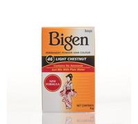 Bigen Permanent Powder Hair Color - 46 - Light Chestnut | No Ammonia (Pack of 4)