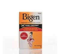 Bigen Permanent Powder Hair Color - 48 - Dark Chestnut | No Ammonia (Pack of 10)