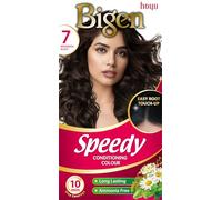 Bigen Speedy Conditioning Colour | Easy & Speedy Application | No Ammonia | with Natural Herbal Extracts - Brownish Black No. 7