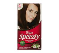 Bigen Women's Speedy Conditioning Colour 4 Chestnut- Easy & Speedy Application- No Ammonia - Excellent Gray Hair Coverage - Enhance Natural Hair Color