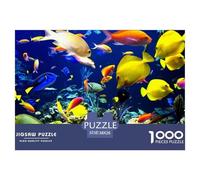 Bigeye Fish 1000 Piece Jigsaw Puzzle For Adults Challenging Game Stress Relief Puzzle Cultivate The Spirit of Teamwork for Family Decorations 38x26cm/1000pcs